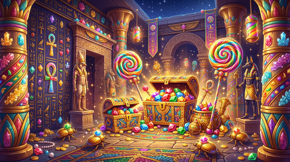 Sugar Rush de Pragmatic Play - tragamonedas con dulces y multiplicadores en grilla 7x7